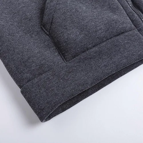 Vista 6 de Sudaderas con capucha para mujer, con forro de sherpa, con cremallera completa, talla grande, casual, holgada, con bolsillos