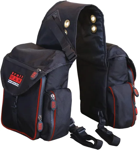 Vista 10 de TrailMax Serie 500 Bolsas de sillín aisladas y acolchadas para montar en senderos; bolsas acolchadas y aisladas para caballos; bolsas acolchadas