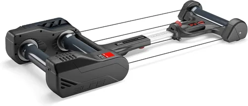 Vista 2 de Elite Nero Interactive Roller - Entrenador inteligente para bicicleta con doble volante, simulación de gradiente del 7%, conectividad ANT+
