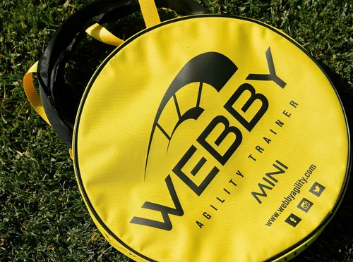 Vista 3 de Webby Agility Trainer – Circle Speed and Agility Ladder for High Intensity Reactive Footwork Drills and Skills – A Circular Piece of Reaction