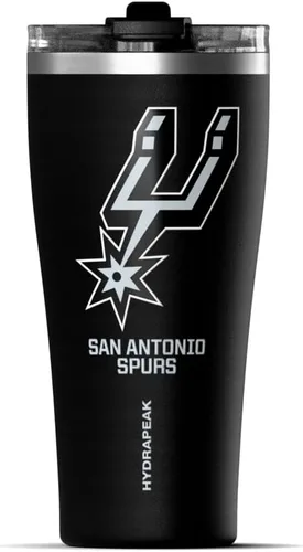 Vista 9 de Hydrapeak Atlanta Hawks - Botella de agua de acero inoxidable aislada al vacío de 30 onzas con licencia oficial de la NBA, con tapa con popote, a