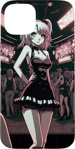 Vista 8 de Funda de dibujos animados para iPhone 11 Sexy Japonesa Gótica Chica Gótica Anime