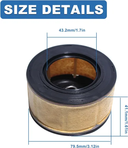 Vista 4 de Kit de filtro de aire para motosierra Stihl MS231 MS251 MS271 MS291 MS311 MS391, MS231, MS251, motosierra, reemplazo de filtro de aire 1141 120 1600