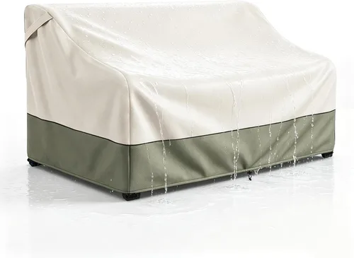 Vista 18 de okcool Funda modular para exteriores, fundas para muebles de patio en forma de L para muebles seccionales de 6 plazas, 85 pulgadas de largo x 32
