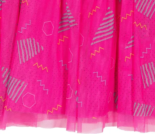 Vista 3 de L.O.L. Surprise! Vestido de manga corta de tul de rizo francés