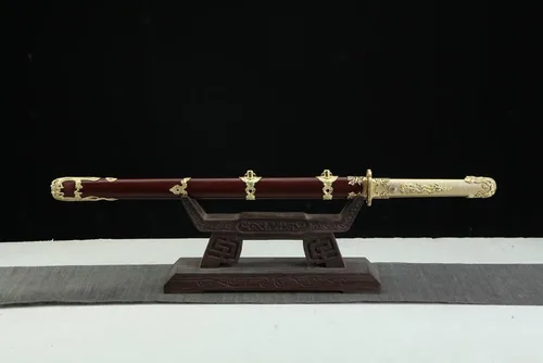 Vista 2 de 31 pulgadas Tang Dynasty Saber chino Kungfu Dao Espada Katana Mango
