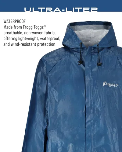 Vista 4 de FROGG TOGGS Men's Ultra-lite2 2-Layer Waterproof Breathable Rain Jacket
