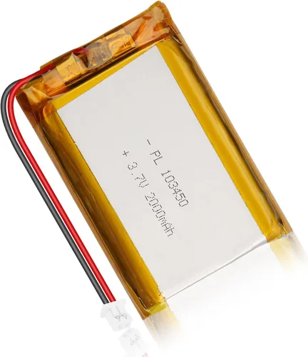 Vista 9 de 102050 3.7V 1000mAh LiPo Batería - Batería recargable de polímero de litio con placa de protección y conector Micro JST 1.25 para dispositivo