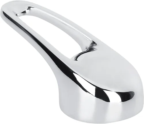 Vista 5 de Reemplazo de manija de grifo de una sola palanca de 1.378 in para baño cocina aleación de zinc acabado cromado 1.4 pulgadas