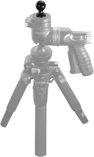 Vista 2 de ARKON SP142025MM - Trípode de perno de cámara de 1/4 pulgadas 20 a 0.984 in Adaptador de bola giratoria (negro)