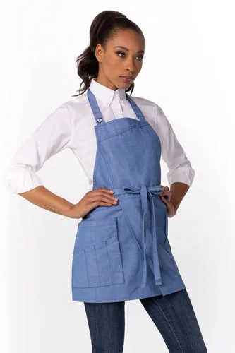 Vista 9 de Chef Works Unisex Medford Short Bib Apron