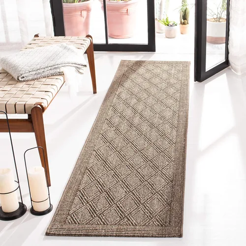 Vista 17 de SAFAVIEH Palm Beach Collection - Alfombra decorativa de 2 x 3 pies, diseño de ceniza, sisal y yute, ideal para zonas de alto tráfico en entrada