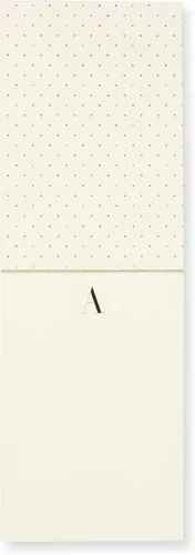Vista 3 de Kate Spade New York Bloc de notas inicial con 100 páginas, N (amarillo)