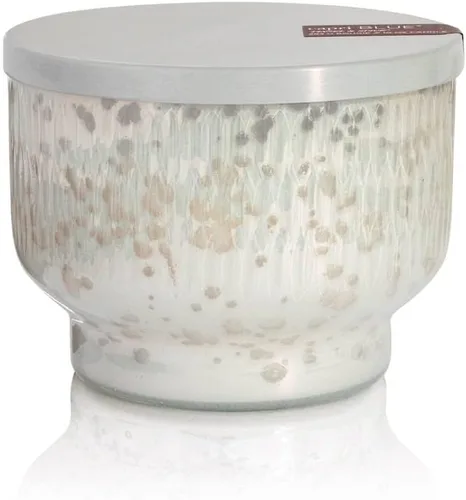 Vista 13 de Capri Blue Vela navideña en tarro de mercurio, mezcla de velas de soja, velas de otoño para el hogar perfumadas con manzana, canela y pera, vela