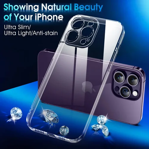 Vista 854 de Supdeal Funda cristalina transparente para iPhone 11, [No se amarillea] [Protección de la cámara] [Probado contra caídas de grado militar] Funda