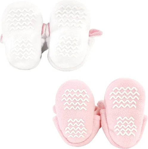 Vista 3 de Hudson Baby Botines de forro polar unisex para bebé, cerdo vaca, 12-18 meses, Cerdo de vaca