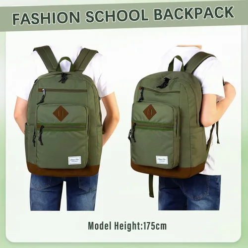 Vista 7 de Chase Chic Mochila escolar para hombres y mujeres, mochila informal para adolescentes, niños, niñas, escuela secundaria, universidad, trabajo