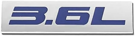 Vista 49 de 1.5L Negro/Cromo Aleación de Aluminio Auto Maletero Puerta Guardabarros Parachoques Insignia Calcomanía Emblema Cinta Adhesiva Pegatina