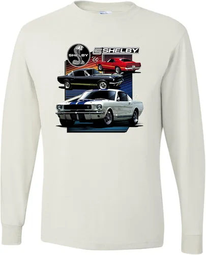 Vista 15 de Shelby '65 '66 '69 Powered by Ford Motors - Mangas largas oficiales para hombre