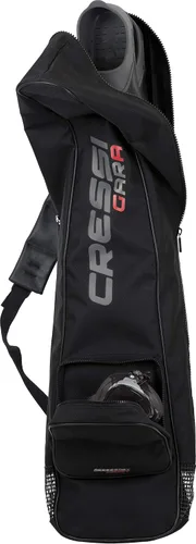 Vista 2 de Cressi Bolsa espaciosa para aletas de buceo Material resistente fuerte Bolsillo frontal Correa de hombro ajustable Cierre de cremallera