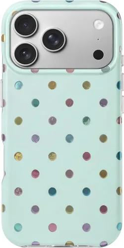 Vista 112 de Hython Funda para iPhone Air, diseño estético de lunares lindos, funda simple de 6.5 pulgadas, delgada, antiarañazos, parachoques de TPU suave, a