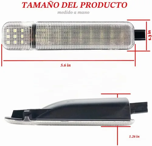 Vista 2 de Luces de cortesía del panel de puerta interior LED RGB con control por APP, compatible con Chevy Silverado GMC Sierra 1500 2500 3500 Pickup, luz