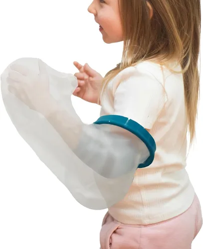 Vista 14 de Tideshake Fundas de fundición 100% impermeables para brazo de ducha para adultos, protector reutilizable de medio brazo, bolsa de fundición, funda
