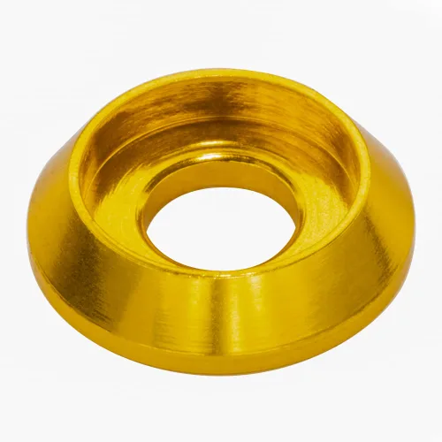 Vista 28 de [60PCS] Arandelas de avellanado M3 Color Negro, Aleación de aluminio anodizado, Juntas de arandelas de cabeza Cuña de Copa para Tornillo