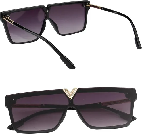 Vista 4 de KENBO Oversized Sunglasses for Women Men Trendy Square Sun Glasses One Piece Lens Big Sunglasses