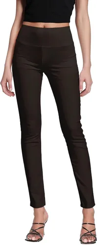 Vista 38 de Hybrid & Company Pantalón súper cómodo elástico con cintura elástica completa, estilo pull-on, de sarga Millennium Negro