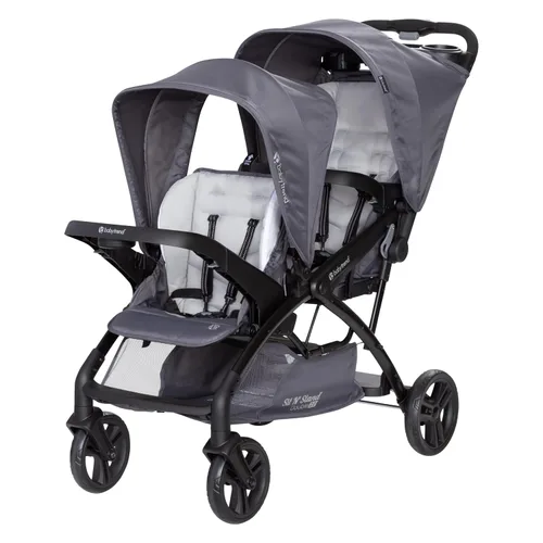 Vista 15 de Baby Trend Sit N' Stand® Double 2.0 Cochecito, Dash Black