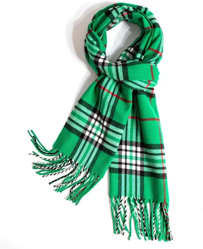 Vista 3 de Bufanda para hombre y mujer, bufanda de cuello de cachemira, bufanda de invierno a cuadros, bufanda de otoño más suave, clásica, cálida