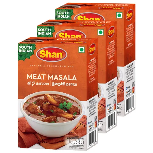 Vista 146 de Shan Chicken 65 - Mezcla de recetas y condimentos de 2.1 oz (60 g) - Polvo de especias para pollo frito picante agridulce - Adecuado