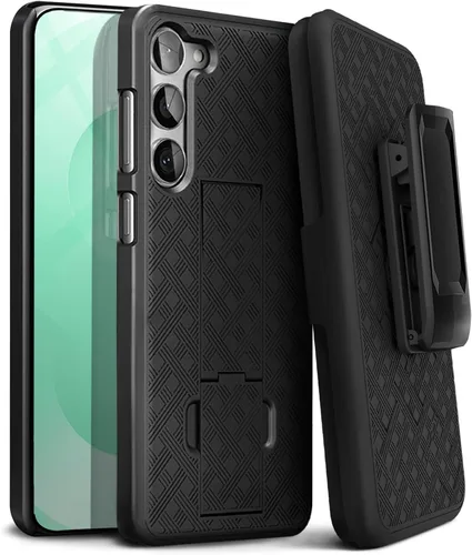 Vista 19 de MOTIVE Funda diseñada para Samsung Galaxy A14 5G con clip para cinturón, funda con clip para Samsung A14, funda protectora delgada y resistente a