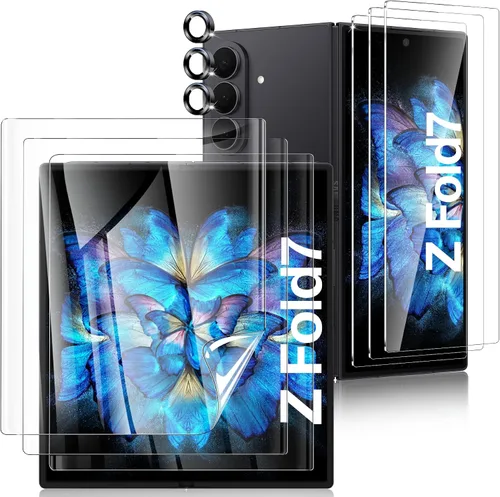 Vista 12 de Fotbor Compatible con 2 protectores de pantalla de privacidad para iPhone 14 Plus + 2 protectores de lente de cámara, vidrio templado inastillable