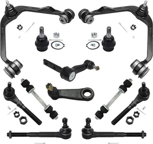 Vista 115 de Detroit Axle - Kit de extremo delantero para Hyundai Sonata XG350 XG300 Kia Optima, 2 brazos de control superiores con juntas de bola, 2 brazos
