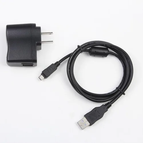 Vista 3 de MaxLLTo Adaptador de corriente alterna USB extra largo de 5 pies, cargador de batería, cable de sincronización de datos para cámara Olympus FE-4020