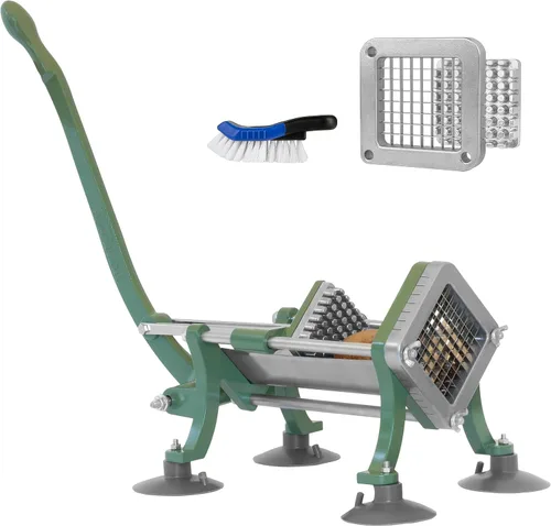 Vista 9 de Set combinado completo para restaurante de cortadora de papas fritas y camotes comercial Tiger Chef, resistente y de alta calidad, con ventosas