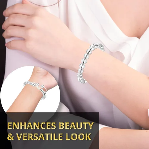 Vista 123 de Adjustable Crystal Bracelet – Gemstone Bead Bracelet with Adjustable Macrame String – Chic Gemstone Bracelet for Men and Women – 8mm Round Healing