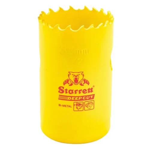 Vista 9 de Starrett LS - Corona perforadora HSS de corte profundo 1-7-8" (48mm) (DCH0178-G)
