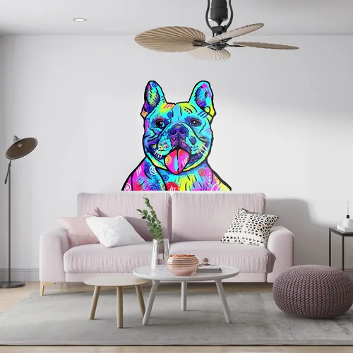 Vista 3 de Enduring - Calcomanías para parachoques de bulldog francés, impermeables, personalizadas, impermeables, para ventanas, calcomanías de pared