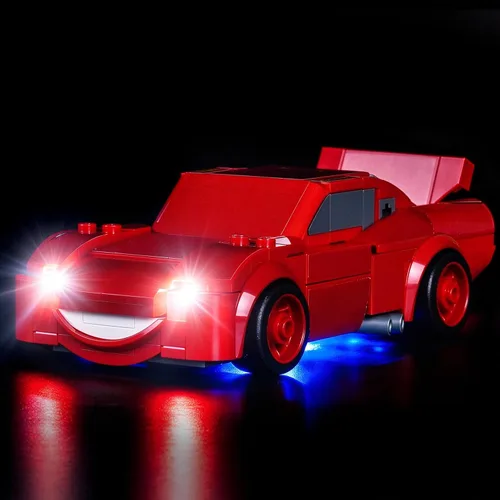 Vista 9 de BrickBling Luz LED compatible con Lego Speed Champions McLaren W1 77257 - No viene con coche (77257)