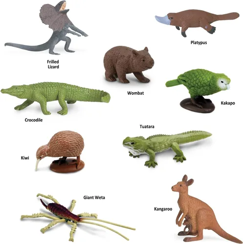 Vista 4 de Safari Ltd. Figuras de juguete del continente australiano Colección TOOB No tóxicas y sin BPA Animales de juguete Adecuadas para edades de 3