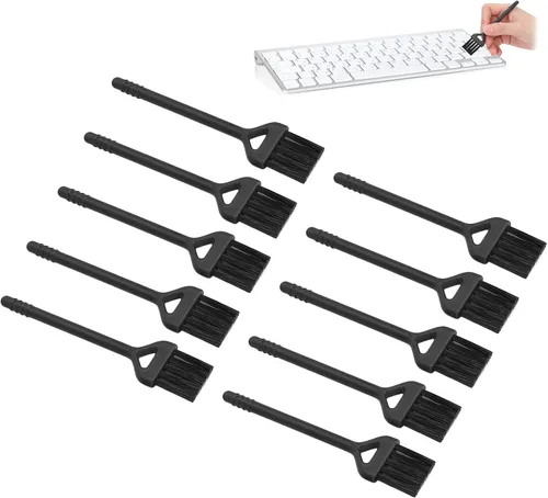 Vista 4 de 10 cepillos de limpieza de afeitadora eléctrica, mini cepillo de nailon de doble cara para afeitar, herramienta de limpieza para afeitar