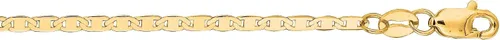 Vista 4 de JewelStop - Cadena de oro amarillo macizo de 10 quilates (0.067in), color amarillo