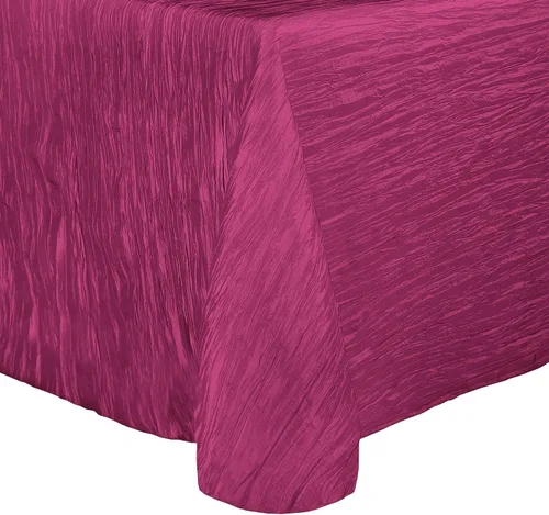 Vista 10 de Ultimate Textile Delano Crinkle - Mantel ovalado de tafetán (50 x 90 pulgadas), color negro
