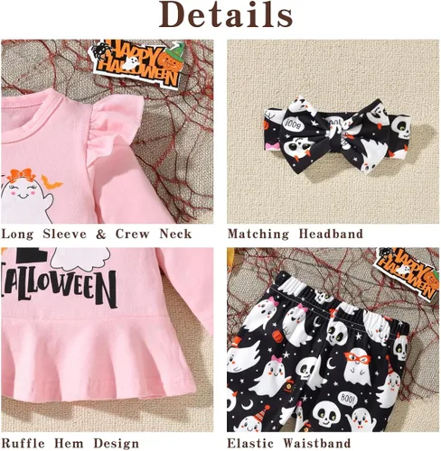 Vista 4 de Aalizzwell Traje de Navidad para bebés y niñas