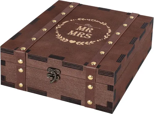Vista 9 de MACEVIA Caja de Recuerdos de la Amistad, Pequeña Caja de Memoria de Madera para Hermanas, Eres La Hermana Que Pude Elegir - Mini Cajas Grabadas 02