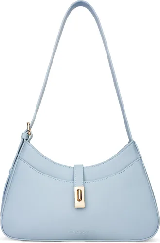 Vista 8 de APHISON Bolso de hombro para mujer, de piel vegana, monederos y bolsos de mano con correa ajustable