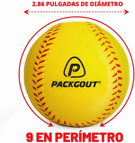 Vista 4 de PACKGOUT Soft Foam Baseballs for Kids & Teenagers - Practice & Replacement Balls